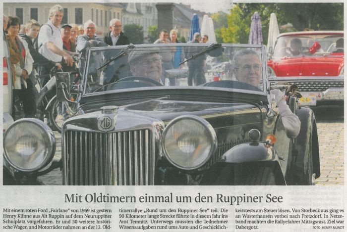 2010-09-13 - MAZ - Ruppiner Tageblatt - Seite 13 - Mit Oldtimern